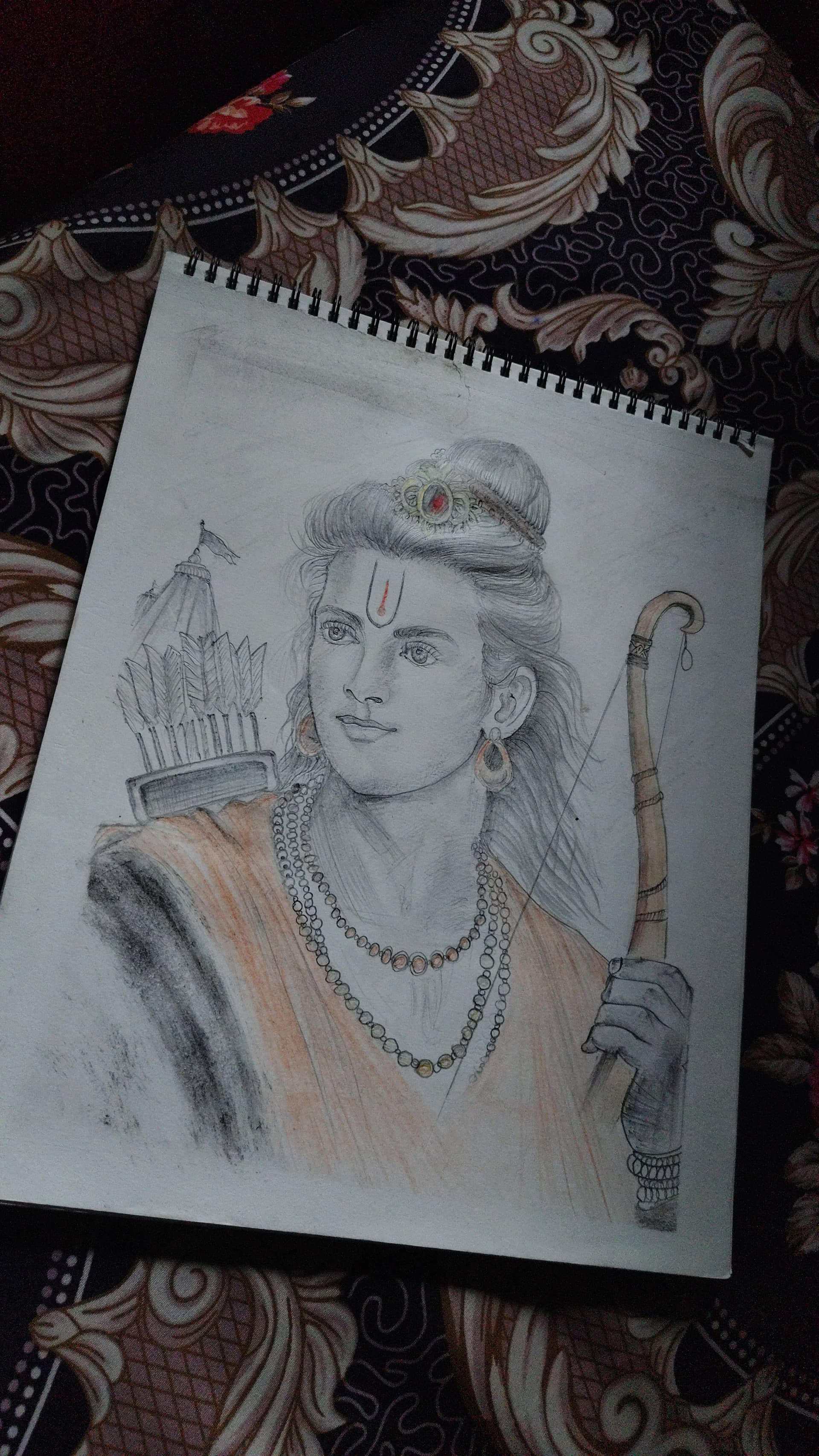 Sri Ram hand made portret